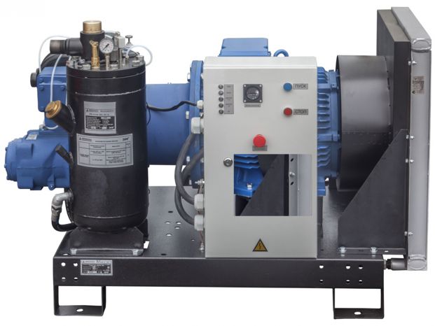 Серия электрических стационарных винтовых компрессоров для эксплуаьации вне помещений в диапазоне мощностей от 18.5 до 90 кВт