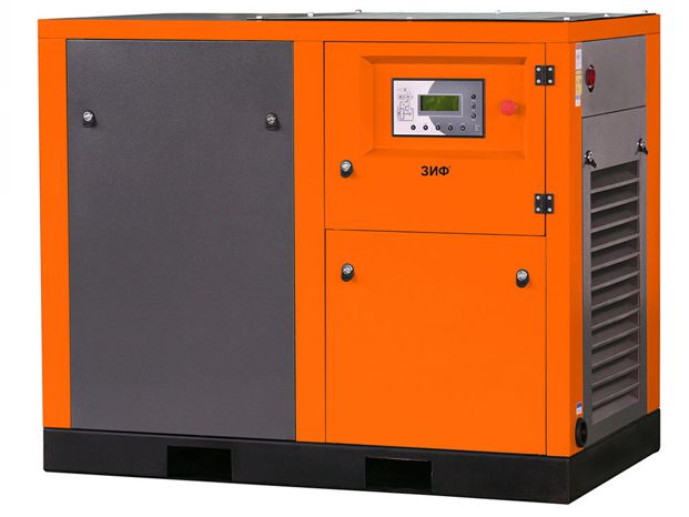 Серия электрических стационарных винтовых компрессоров для цеховых помещений в диапазоне мощностей от 5.5 до 315 кВт. Опционально: с частотным преобразователем
